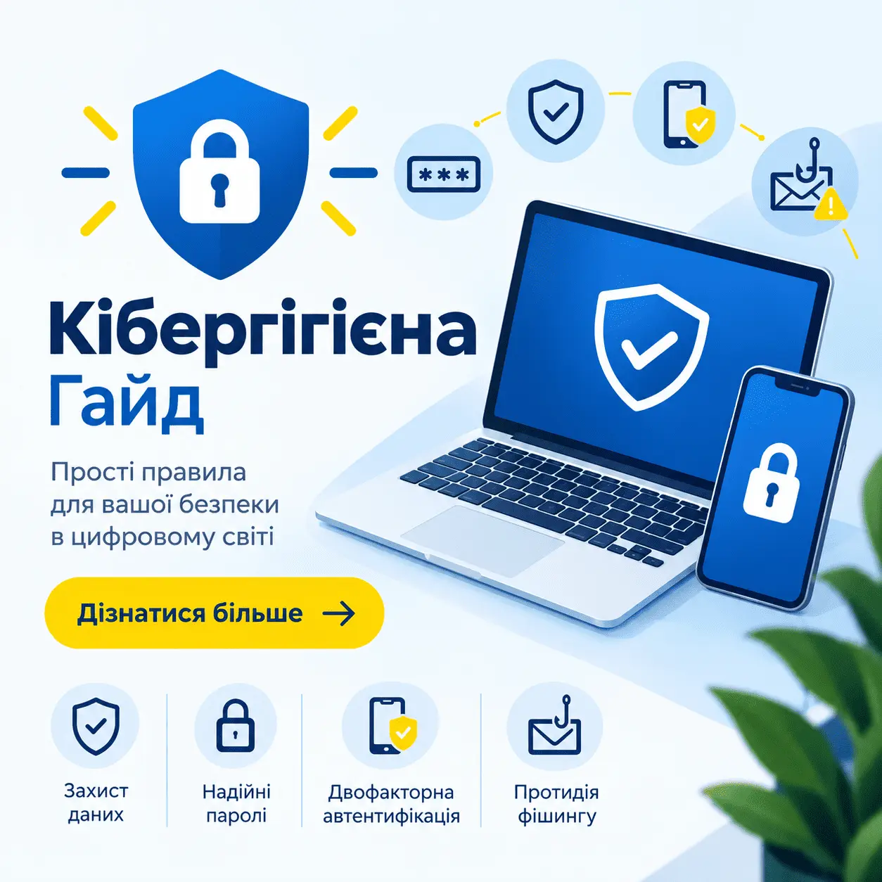 Гайд із кібергігієни — правила безпеки в інтернеті